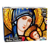 Quebra Cabeça Nossa Senhora Jogo de 1000 Peças Pais e Filhos 0983 Quebra Cabeça Nossa Senhora Jogo de 1000 Peças Pais e Filhos 0983