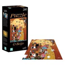 Quebra Cabeça O Beijo 260 Peças Puzzle Releitura De Artes Luciano Martins - Nig Brinquedos