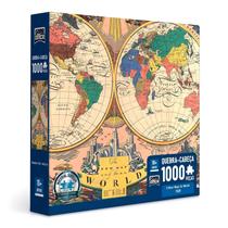 Quebra Cabeca O Novo Mapa Mundi Puzzle 1000 Pecas Toyster