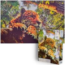 Quebra-Cabeça Onça Pintada 500 Pçs Desafiador Adultos Idosos Quebra-Cabeça Onça Pintada 500 Pçs Desafiador Adultos Idosos