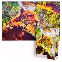 Quebra Cabeça Onça Pintada 500 Peças Puzzle Premium