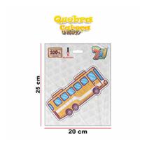 Quebra Cabeça Ônibus Unitário - 33571 - PaperToys