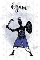 Quebra-Cabeça Orixas Ogum De 300 Peças Em Mdf