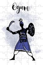 Quebra-Cabeça Orixas Ogum de 300 peças em mdf