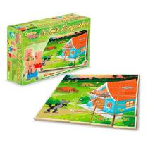 Quebra Cabeca Os Tres Porquinhos 30 Pcs Junges 810