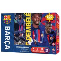 Quebra Cabeça Ousmane Dembele Barcelona Futebol 100 Peças