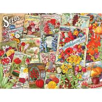 Quebra-cabeça: pacotes de sementes vintage RoseArt Smithsonian, 1000 unidades