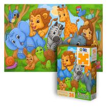 Quebra-Cabeça Pais e Filhos Baby Safari