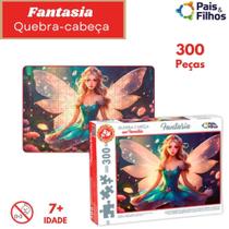 Quebra Cabeça Pais E Filhos Fantasia 300 Peças Ref:793401