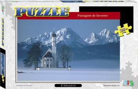 Quebra-Cabeça - Paisagem de Inverno - 260 Peças - Nig Brinquedos