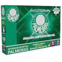Quebra Cabeça Palmeiras Brasão Verdão Time Futebol 200 Pçs