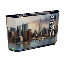 Quebra - Cabeça Panorama 750 Peças - Entardecer em Nova York