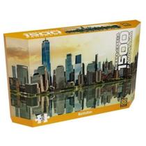 Quebra Cabeça Panorama Manhattan 1500 Peças Grow 4986