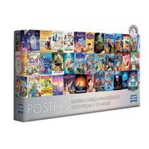 Quebra-cabeça Panorâmico 1500 pçs-Disney 100-Posters-Toyster