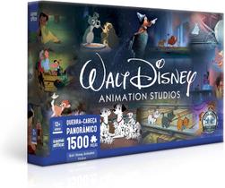 Quebra-Cabeça Panorâmico -1500 Peças - Walt Disney Animation