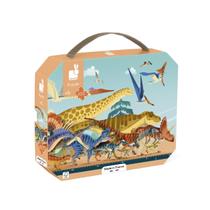 Quebra Cabeça Panoramico Com Maleta Dino 100 Pç Janod J02540 Quebra Cabeça Panoramico Com Maleta Dino 100 Pç Janod J02540