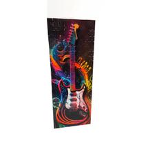 Quebra-cabeça panorâmico Guitarra colors de 225 peças em MDF