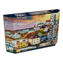 Quebra cabeca panoramico islandia 750 pecas grow