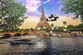 Quebra cabeça Paris 135 peças - 78,00 x 54,00cm Quebra cabeça Paris 135 peças - 78,00 x 54,00cm