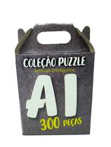 Quebra-Cabeça Pássaro Colorido 300 Peças Coleção AI 40x29cm Quebra-Cabeça Pássaro Colorido 300 Peças Coleção AI 40x29cm