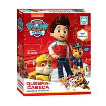 Quebra Cabeça Patrulha Canina 30 Peças Em Madeira - Nig Brinquedos