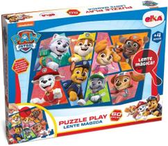 Quebra Cabeça Patrulha Canina Lente Mágica 60 Pças Elka 1274 Quebra Cabeça Patrulha Canina Lente Mágica 60 Pças Elka 1274