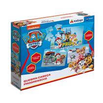 Quebra-Cabeça Patrulha Canina, Progressivo 3 em 1, 53 peças Quebra-Cabeça Patrulha Canina, Progressivo 3 em 1, 53 peças