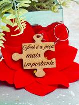 Quebra cabeça peca importante 50 unidades MDF, decoração, festa