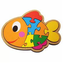 Quebra cabeca peixe 8 peças