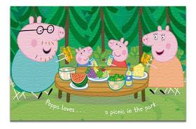 Quebra Cabeça Peppa Pig Personalizado 120 Peças
