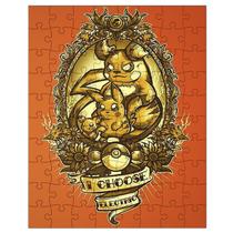 Quebra-Cabeça Personalizado 90 Peças - 30 cm x 20 cm Pokémon Elétrico Pikachu Raichu Pichu(BD30) Quebra-Cabeça Personalizado 90 Peças - 30 cm x 20 cm Pokémon Elétrico Pikachu Raichu Pichu(BD30)