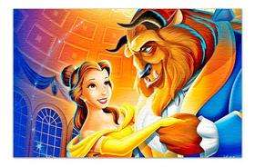 Quebra Cabeça Personalizado A Bela E A Fera 48 Peças Quebra Cabeça Personalizado A Bela E A Fera 48 Peças