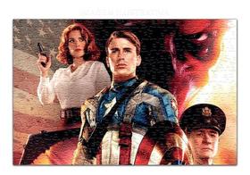 Quebra Cabeça Personalizado Capitão America 120 Peças 001 Quebra Cabeça Personalizado Capitão America 120 Peças 001
