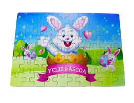 Quebra-cabeça Personalizado Coelho Coelhinho da Páscoa
