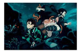 Quebra-cabeça Personalizado Demon Slayer 48 Peças
