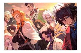 Quebra Cabeça Personalizado Demon Slayer Hashiras 60 Peças