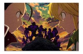 Quebra Cabeça Personalizado Nanatsu No Taizai 120 Peças