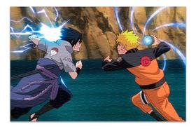 Quebra-cabeça Personalizado Naruto Vs Sasuke 60 Peças Quebra-cabeça Personalizado Naruto Vs Sasuke 60 Peças