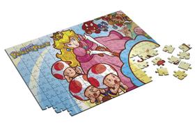 Quebra Cabeça Personalizado Peach Mario 120 Peças