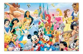 Quebra-cabeça Personalizado Personagens Disney 001 120 Peças