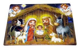 Quebra-Cabeça Personalizado Presépio Nascimento Jesus Cristo