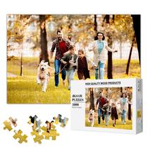 Quebra-cabeça personalizado Quebra-cabeça de madeira personalizado de 1000 peças com caixa