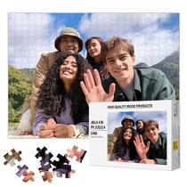 Quebra-cabeça personalizado Quebra-cabeça de madeira personalizado de 500 peças com caixa Quebra-cabeça personalizado Quebra-cabeça de madeira personalizado de 500 peças com caixa