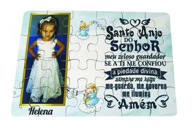 Quebra-cabeça Personalizado Santo Anjo do Senhor Batizado Quebra-cabeça Personalizado Santo Anjo do Senhor Batizado