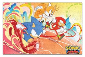 Quebra-cabeça Personalizado Sonic Mania 48 Peças Puzzle Quebra-cabeça Personalizado Sonic Mania 48 Peças Puzzle