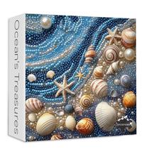 Quebra-cabeça PICKFORU de 1000 peças Beach Sea Shells 61x61 cm Quebra-cabeça PICKFORU de 1000 peças Beach Sea Shells 61x61 cm