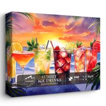 Quebra-cabeça PICKFORU Sunset Ice Drinks 1000 peças 50x70 cm Quebra-cabeça PICKFORU Sunset Ice Drinks 1000 peças 50x70 cm