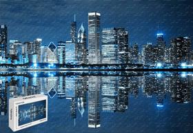 Quebra-cabeça PigBangBang Chicago Skyline 1000 peças Quebra-cabeça PigBangBang Chicago Skyline 1000 peças