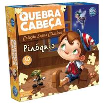 Quebra-cabeça pinóquio 80pcs diversao infantil