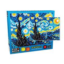 Quebra-cabeça Pixel Art Bricks Pix Brix Starry Night, construções 2D/3D